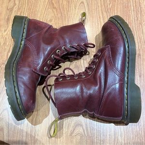 Dr. Martens Pascal Boots in Cherry Red - Size US 7
